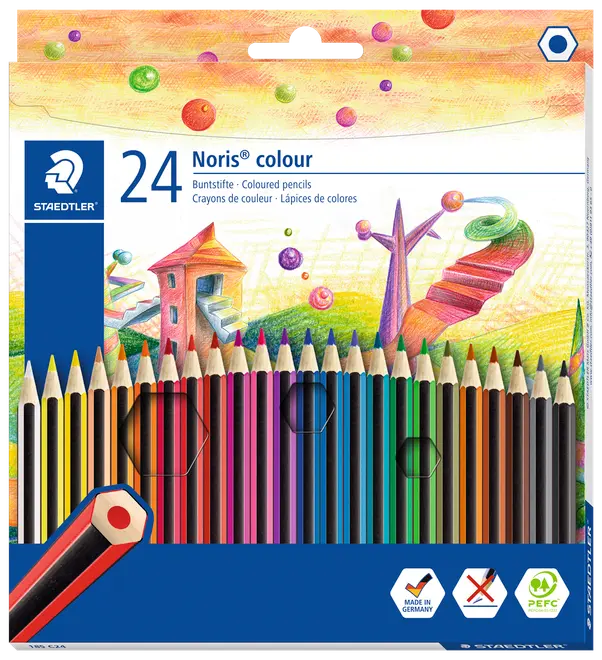 Staedtler Noris Farveblyanter 24-pak
