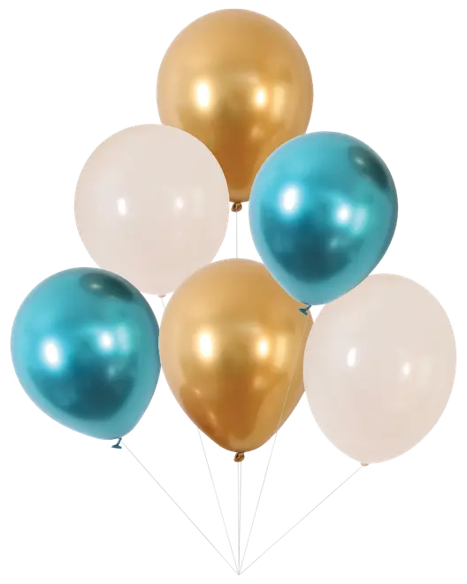 Ballon mix 6 stk. - Assorterede farver 