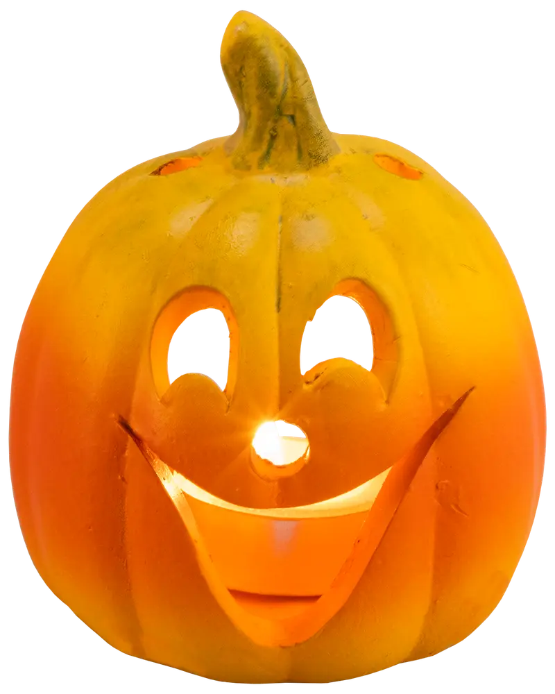 Pumpa för värmeljus halloween