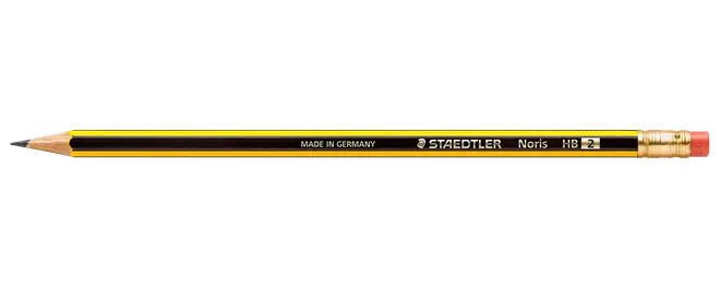 Staedtler Blyant Noris HB med viskelæder 3-pak