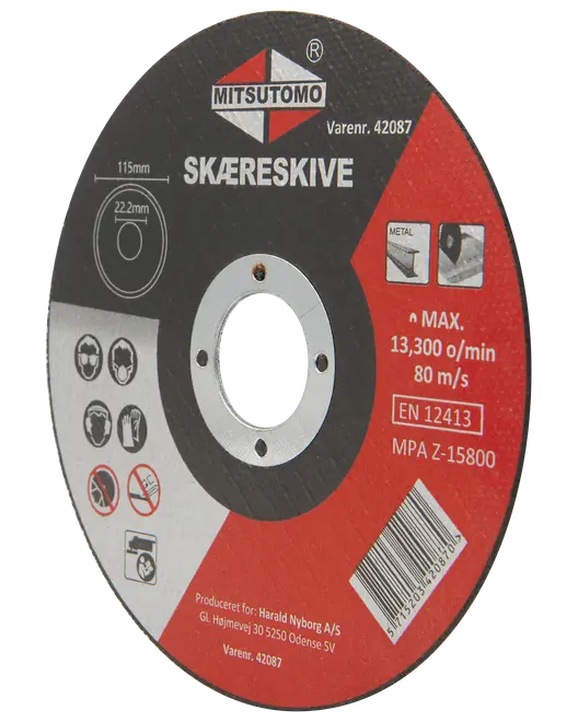 Kapskiva Ø115 x 1 mm