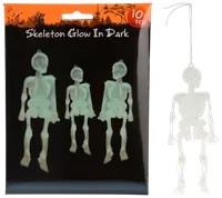 Glow skelett 10-pack