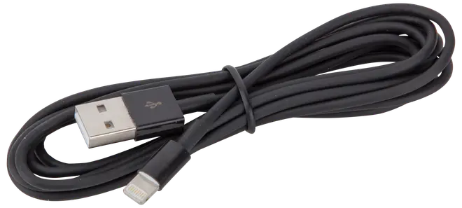 Sinox lightningkabel svart 2 m