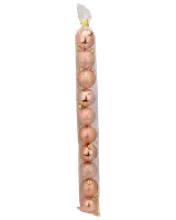  Julgranskulor Ø5 cm 10-pack - Roséguld