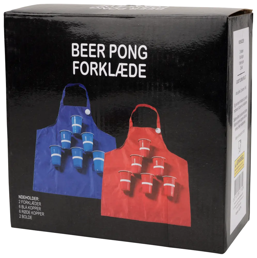 Beer pong förkläde spel
