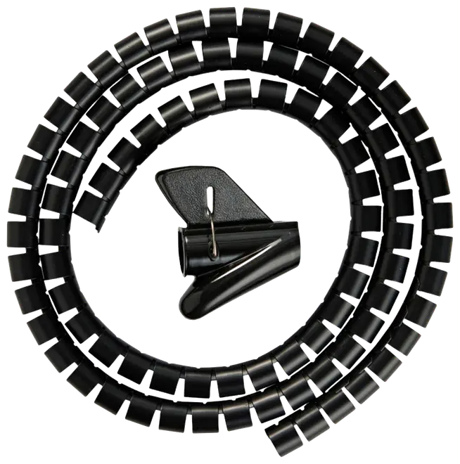 Kabelsamler Ø20 mm x 1,5 meter - sort