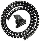 Kabelsamler Ø20 mm x 1,5 meter - sort
