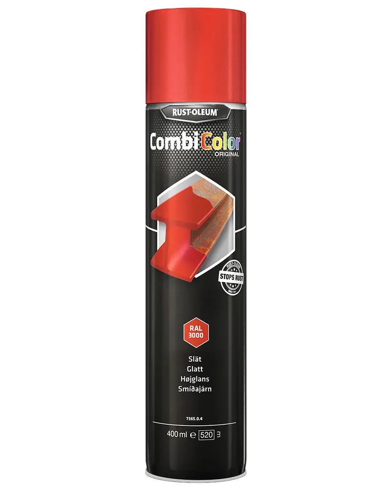 Rust Oleum Combicolor spray 400 ml - rød