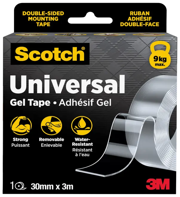 Scotch® Universal Gel Tape Transparent 30 mm x 3 meter