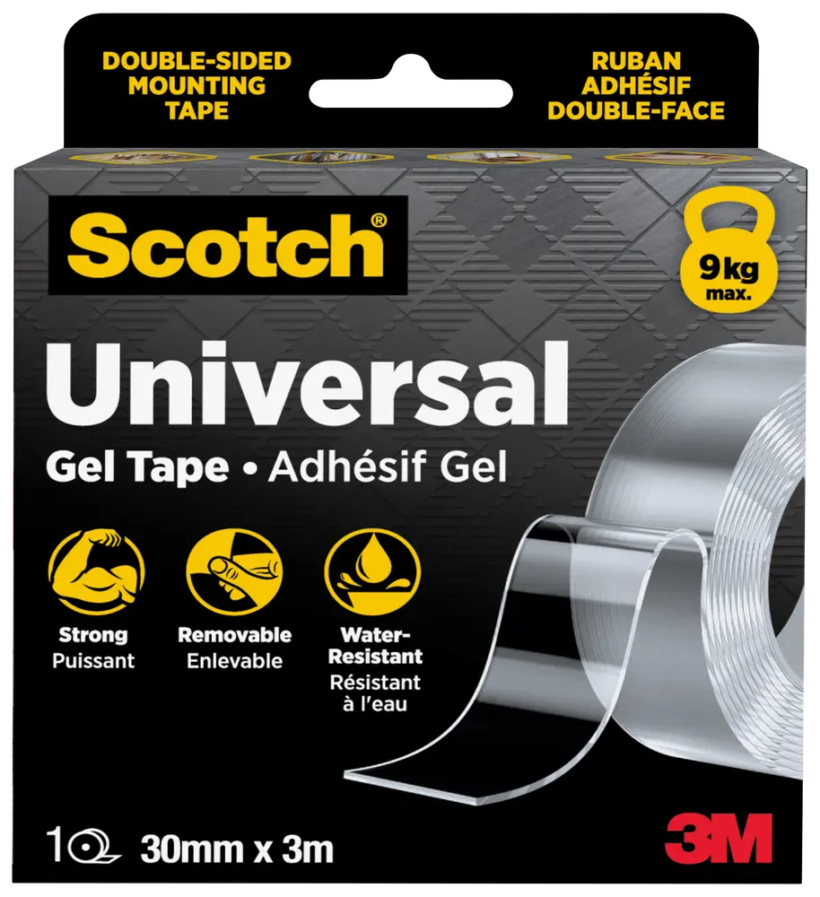 Scotch® Universal Gel Tape Transparent 30 mm x 3 meter