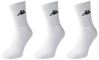 Kappa Strumpor 3-pack, Vit