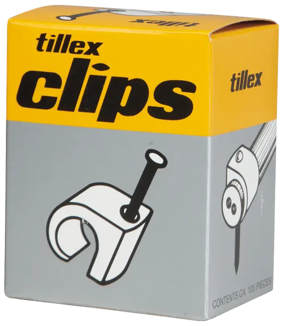 Tillex Clips 8-12 mm - grå