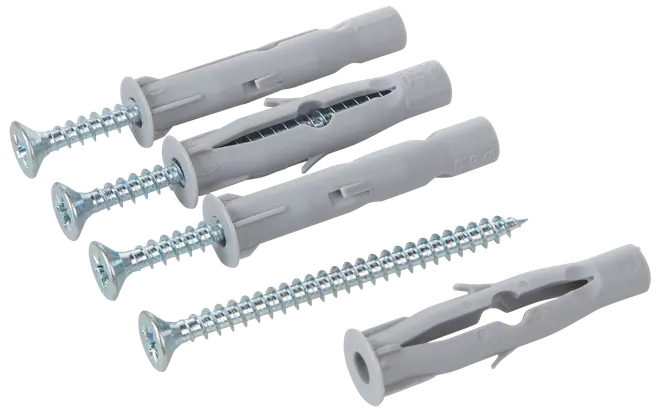 SKRUV+PLUGG FU 10X60 S 4 ST