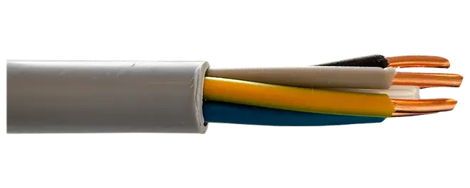 Installationskabel 5X2,5 mm² – 10 meter