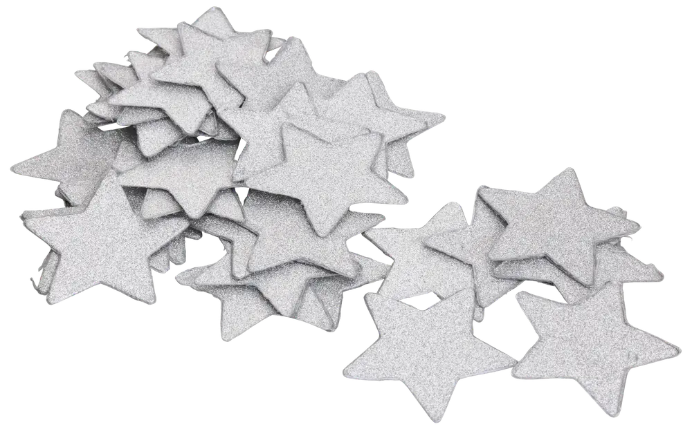 Konfettistjerner glitter 30 stk.