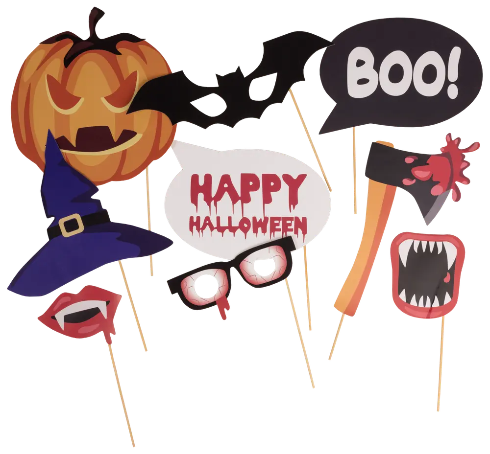 Halloween selfie set 9-pack