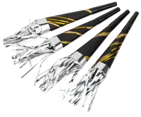 Tudehorn klassisk 4 stk. assorteret