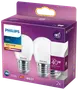 PHILIPS LED klotlampa 4,3W E27 P45 2-pack
