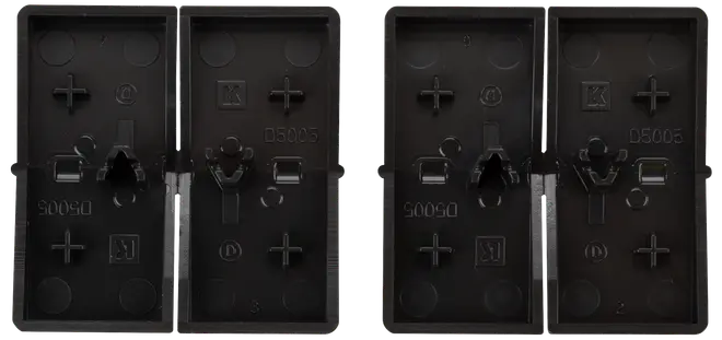 FUGA Tangent afbryder dobbelt 2 sæt - koksgrå