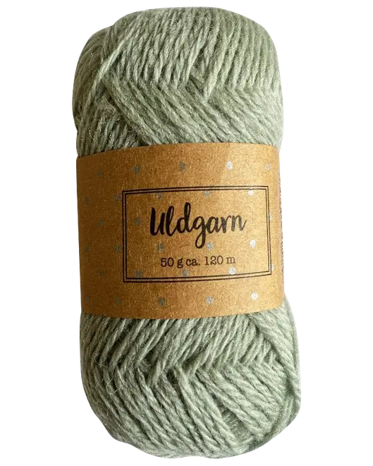 Ullgarn 50 g grågrön