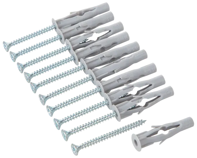 SKRUV+PLUGG FU 6X35 S 10 ST