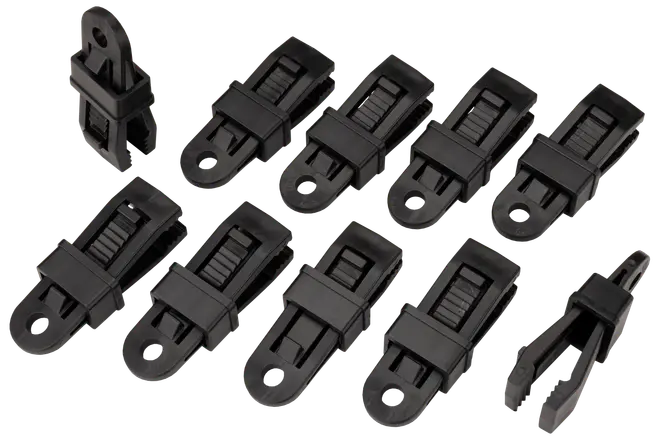 Presenningsklemme 10-pak