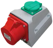 CEE kombineret vægudtag 400 V