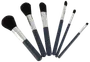 Makeup børster 6 dele - assorterede farver