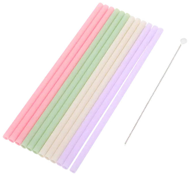 Sugerør genanvendelig 12-pak 