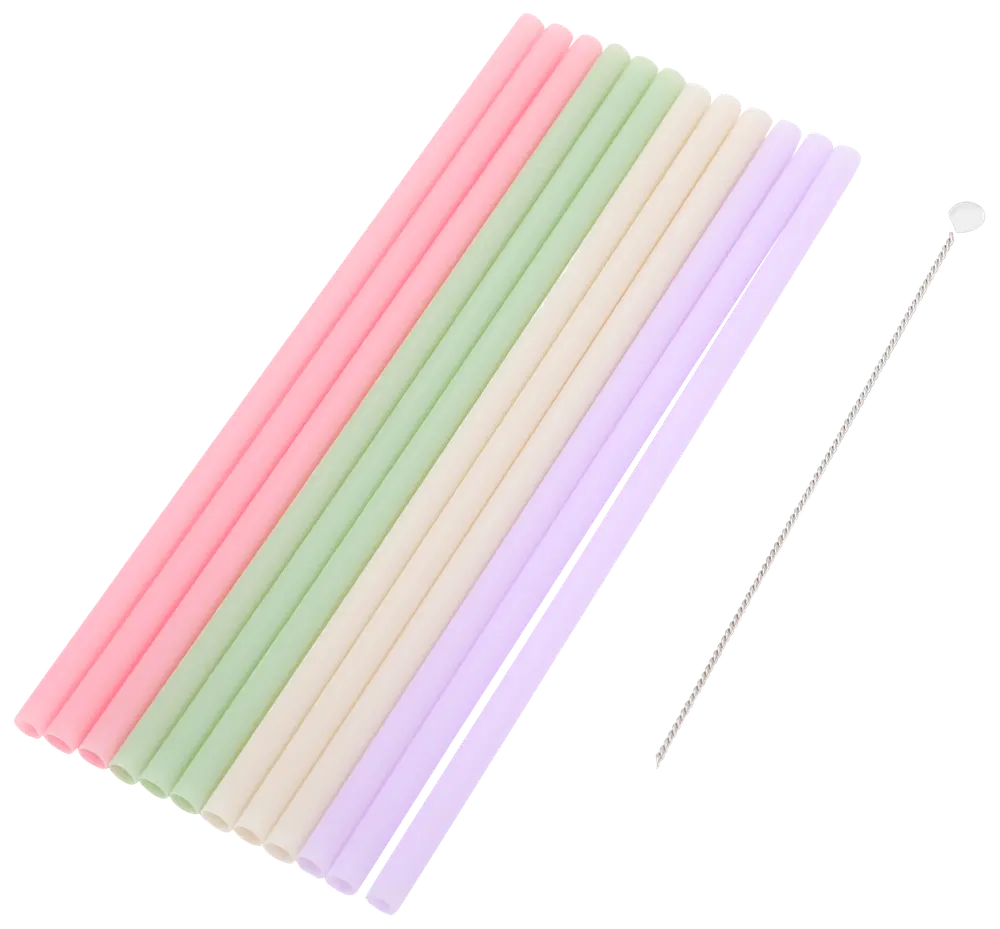 Sugerør genanvendelig 12-pak 