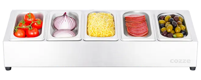 Cozze Topping station