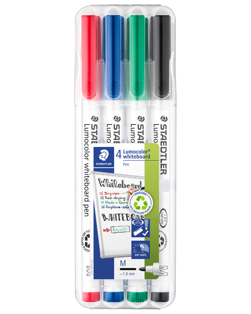 Staedtler Whiteboardpen 4-pak - 1 mm 