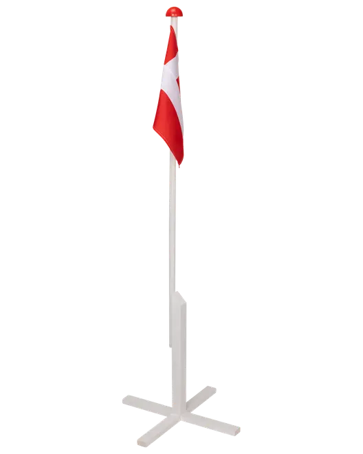 Flagstang med Dannebrog - 150 cm