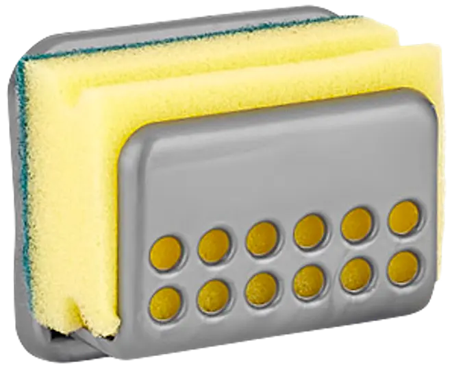 Holder til køkkensvamp - med sugekop