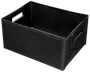 Förvaringskorg vikbar svart