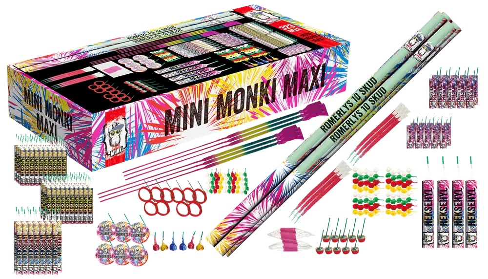 MINI MONKI Maxi sortiment 318 dele